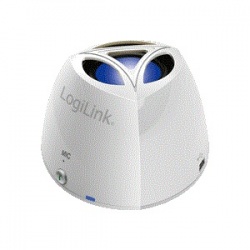 LogiLink Głośnik z bluetoothem oraz mikrofonem, biały