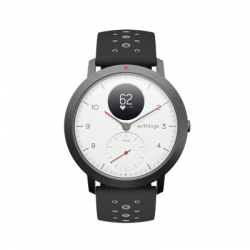 Withings Activite Steel HR Sport - smartwatch z pomiarem pulsu (biały)