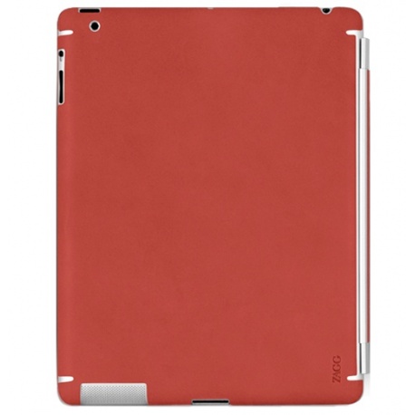 ZAGG LEATHERskin dla iPada 2/3/4, Czerwony